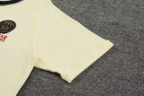 24-25 PSG Beige Training Short Suit (100%Cotton)纯棉