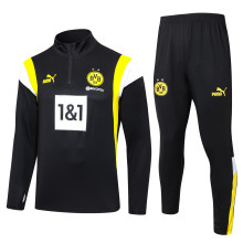 23-24 Dortmund High Quality Half Pull Tracksuit