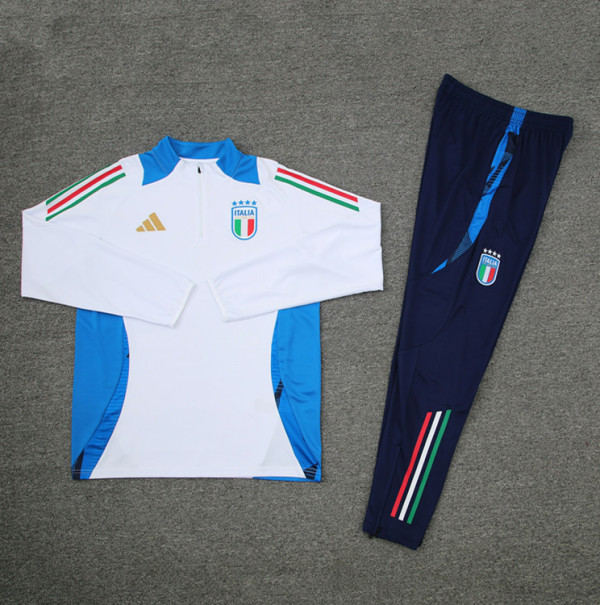 24-25 Italy High Quality Half Pull Tracksuit