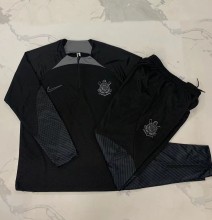 24-25 Corinthians High Quality Half Pull Tracksuit