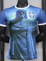 24-25 Brazil Blue Special Edition Player Version Soccer Jersey