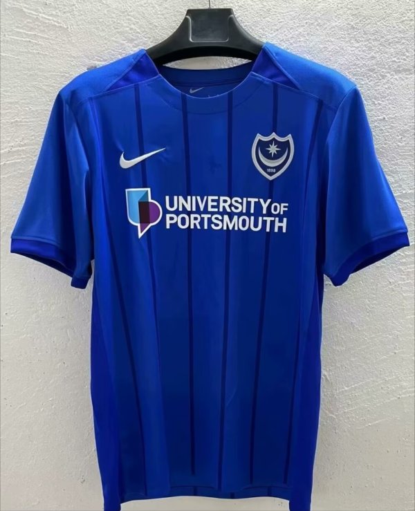 24-25 Portsmouth Home Fans Soccer Jersey