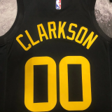 22-23 JAZZ CLARKSON #00 Black Top Quality Hot Pressing NBA Jersey (Trapeze Edition)