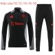 24-25 Man Utd High Quality Kids Half Pull Tracksuit