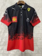 2024 F1 Ferrari New Pattern Short Sleeve Racing Suit