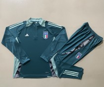 24-25 Italy High Quality Half Pull Tracksuit
