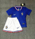 2024 France European Cup Home Kids Soccer Jersey