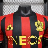 24-25 Nice Home Player Version Soccer Jersey