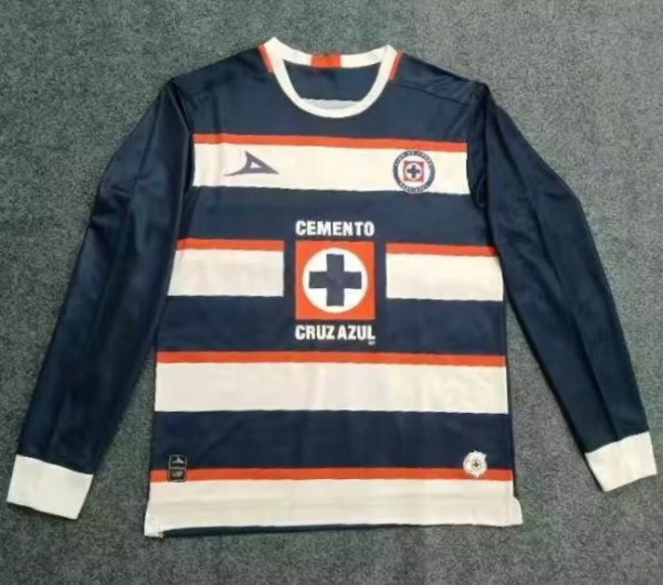 24-25 Cruz Azul Goalkeeper Long sleeves Fans Soccer Jersey
