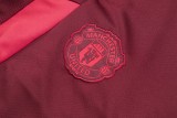 23-24 Man Utd High Quality Half Pull Tracksuit