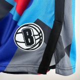 23-24 NETS Black City Edition Top Quality NBA Pants