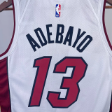 22-23 HEAT ADEBAYO #13 White Top Quality Hot Pressing NBA Jersey