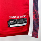 2024 Olympic Game USA JAMES # 6 Red Basketball Jersey