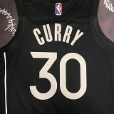 WARRIORS Glory version CURRY #30 Black Top Quality Hot Pressing NBA Jersey