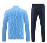 24-25 Man City High Quality Half Pull Tracksuit