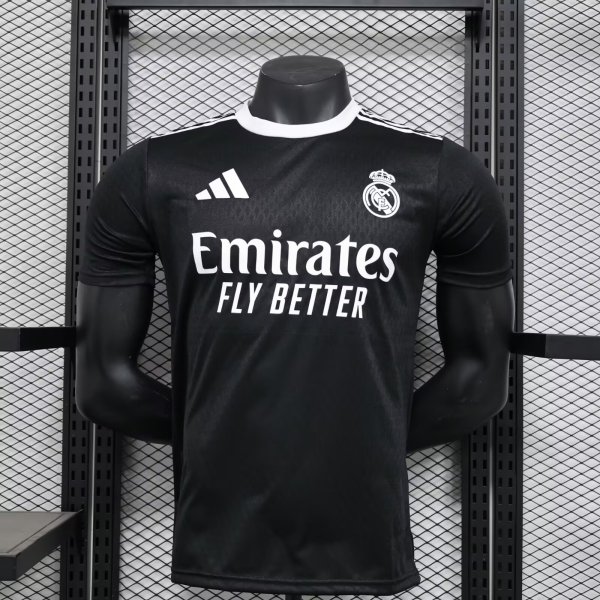 24-25 RMA Black Special Edition Player Version Soccer Jersey