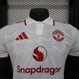 24-25 Man Utd White Special Edition Player Version Soccer Jersey