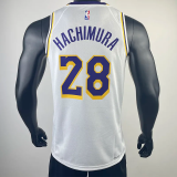 22-23 LAKERS HACHIMURA #28 White Top Quality Hot Pressing NBA Jersey