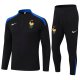 24-25 France High Quality Half Pull Tracksuit