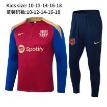 24-25 BAR High Quality Kids Half Pull Tracksuit