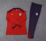 24-25 England High Quality Half Pull Tracksuit 