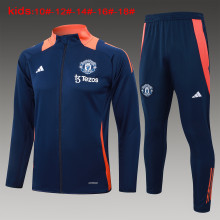 24-25 Man Utd High Quality Kids Jacket Tracksuit