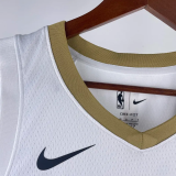 22-23 Pelicans WILLIAMSON #1 White Top Quality Hot Pressing NBA Jersey（V领）