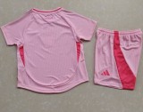 24-25 Algeria Pink Special Edition Kids Player Version Soccer Jersey