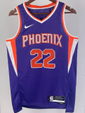 22-23 SUNS AYTON #22 Purple Top Quality Hot Pressing NBA Jersey