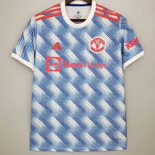 21-22 Man Utd 1:1 Away Fans Soccer Jersey