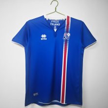 2016-2017 Iceland Home Retro Soccer Jersey
