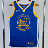 22-23 WARRIORS GREEN #23 Blue Top Quality Hot Pressing NBA Jersey (V领)