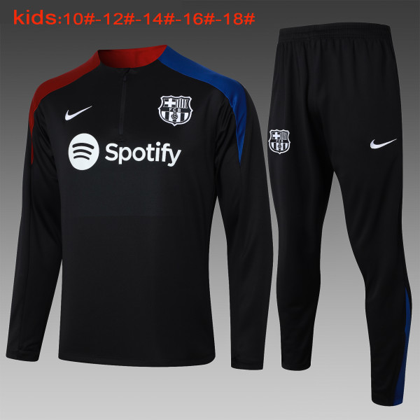 24-25 BAR High Quality Kids Half Pull Tracksuit
