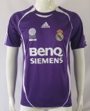 2006-2007 RMA Away Retro Soccer Jersey
