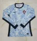 2024 Portugal European Cup Away Long sleeves Player Version Soccer Jersey