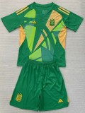 24-25 Argentina Green GoalKeeper Adult Suit