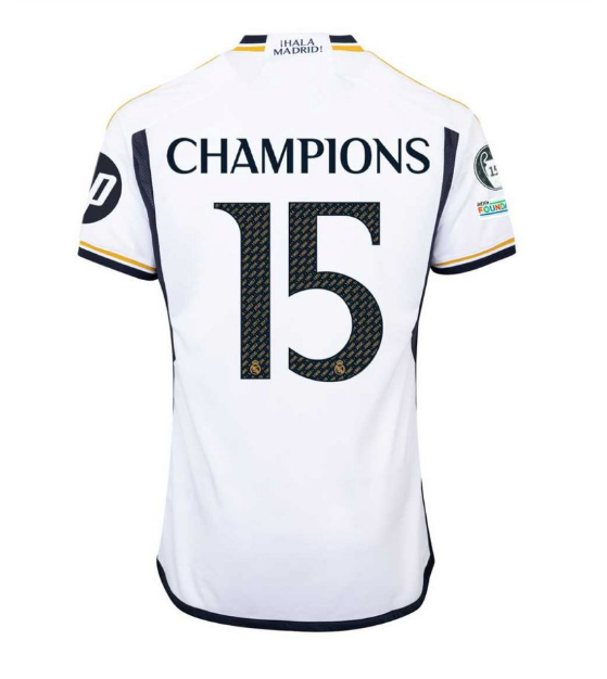 23-24 RMA Home ULC 15 Champion Player Version Soccer Jersey