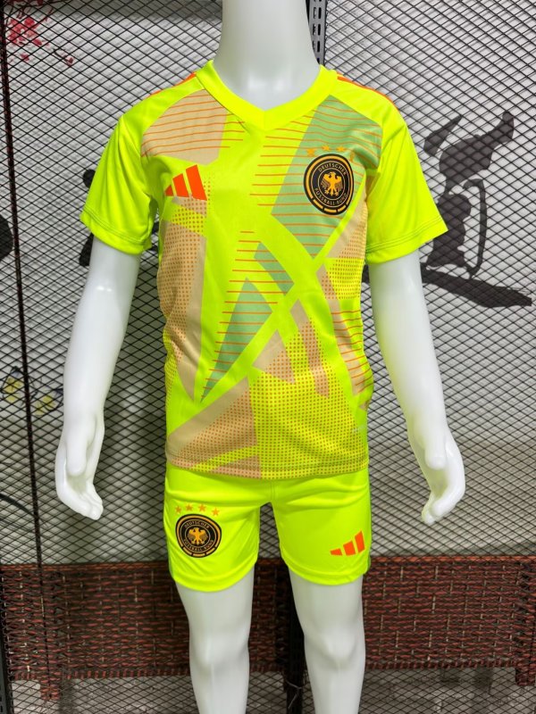 24-25 Germany GoalKeeper Kids Soccer Jersey