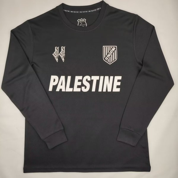 2024 Palestine Commemorative edition Long sleeves Fans Soccer Jersey