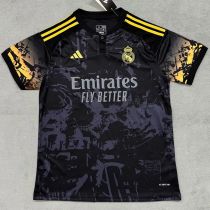 24-25 RMA Black Special Edition Fans Training shirts *黄袖前灰