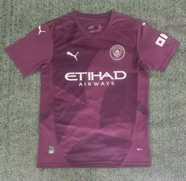 24-25 Man City Third Fans Soccer Jersey