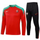 24-25 Portugal High Quality Half Pull Tracksuit 