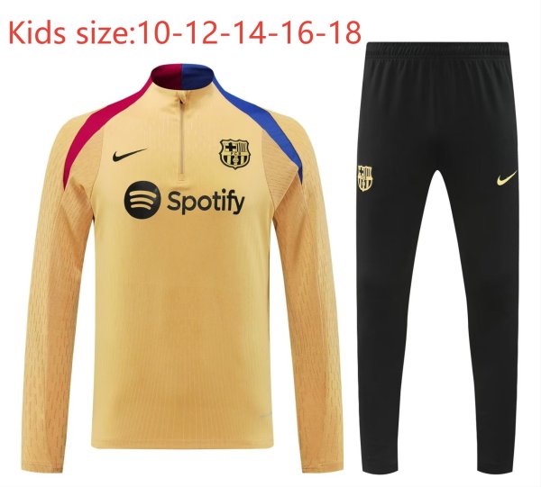 24-25 BAR High Quality Kids Half Pull Tracksuit
