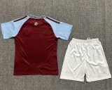 24-25 Aston Villa Home Kids Soccer Jersey