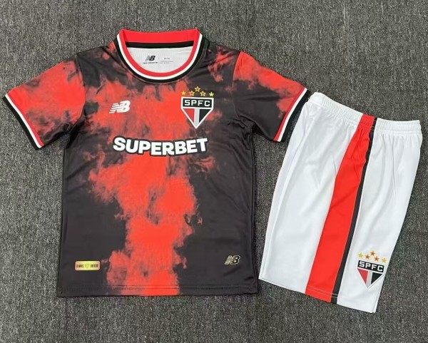 24-25 Sao Paulo Third Kids Soccer Jersey