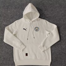 2024 Man City White Fleece Hoodie