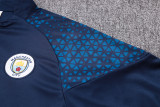 23-24 Man City High Quality Half Pull Tracksuit