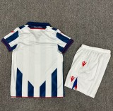 24-25 West Bromwich Home Kids Soccer Jersey