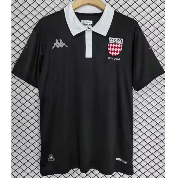 24-25 Monaco Black 100th Anniversary Fans Soccer Jersey