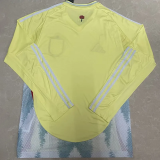 2024 Spain European Cup Away Long Sleeves Fans Version Soccer Jersey